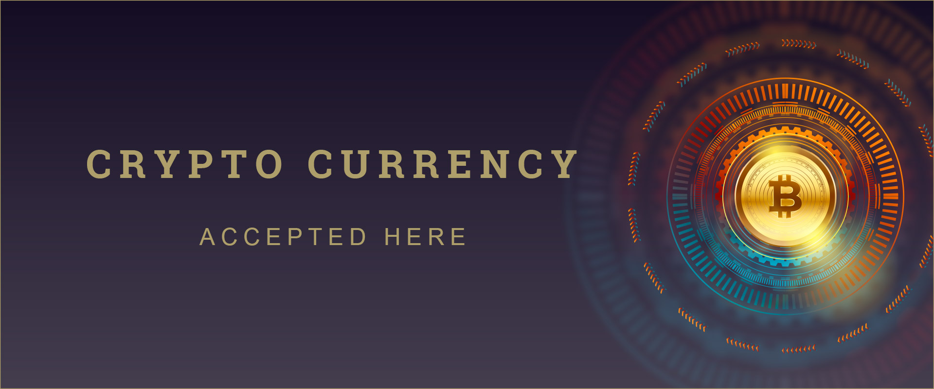 Cryptocurrency is available!!!
